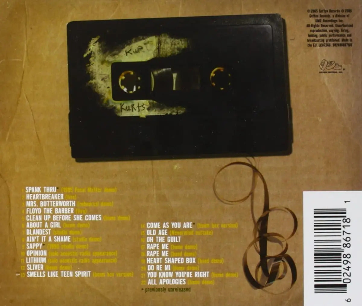 Nirvana Sliver The Best Of The Box Disco Cd