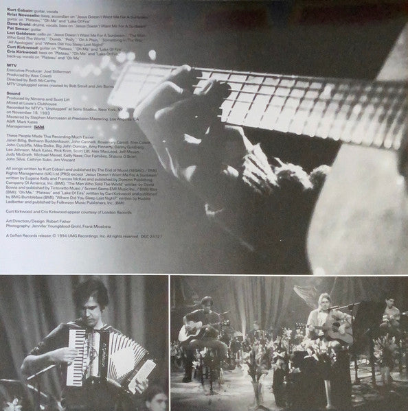 Nirvana Unplugged In New York Lp Vinyl Estándar