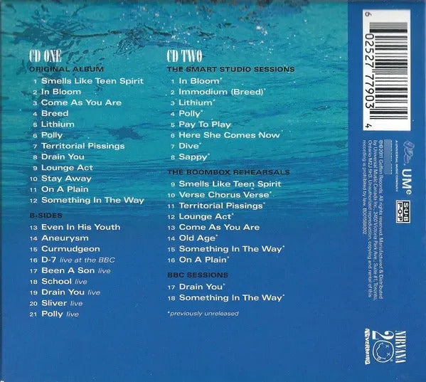 Nirvana Nevermind 20 Aniversario 2 Discos Cd - Nuevo