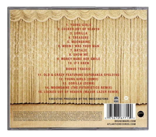 Bruno Mars Unorthodox Jukebox Deluxe Edition Dlx Disco Cd