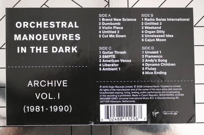 Orchestral Manoeuvres Archive Vol. 1  In The Dark RSD 2026 Lp Vinyl