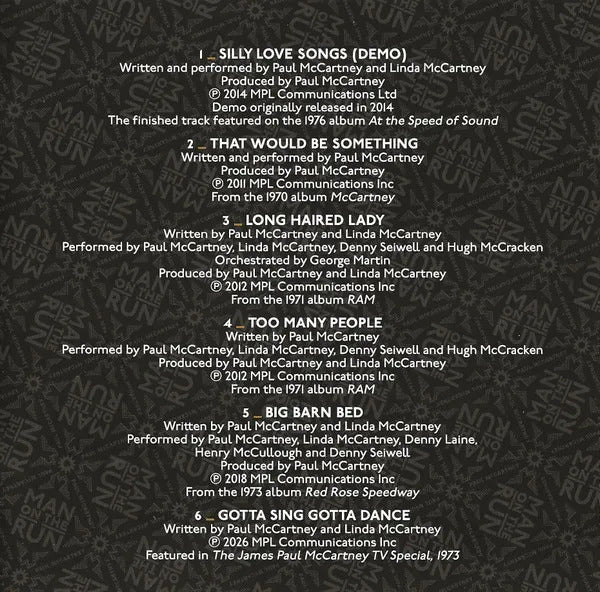 Paul Mccartney And Wings Man On The Run Music From The Motion Picture Soundtrack Digipack Cd