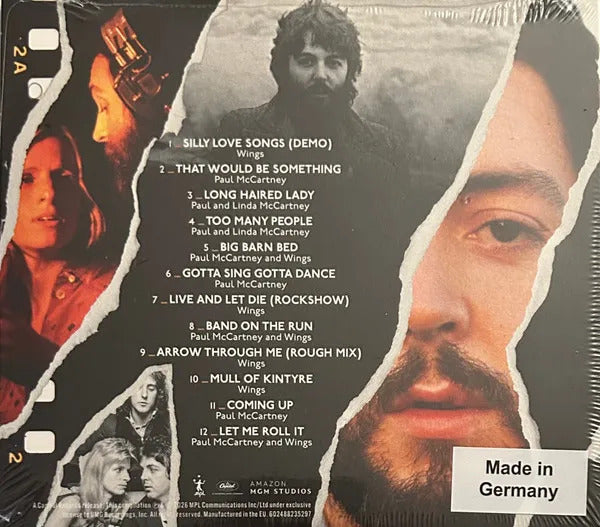 Paul Mccartney And Wings Man On The Run Music From The Motion Picture Soundtrack Digipack Cd