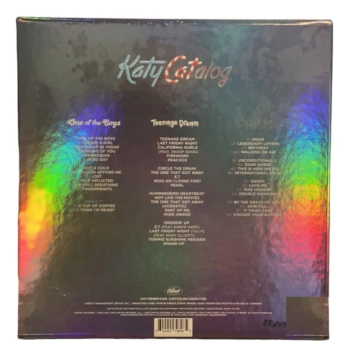 Katy Perry Katy Catalog Collector S Edition Box 5 Lp Vinyl