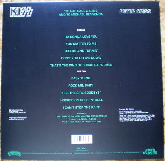 Kiss Peter Criss Lp Vinyl