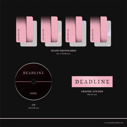 Blackpink 3rd Mini Album Deadline Photobook Original Int. Pink Edition