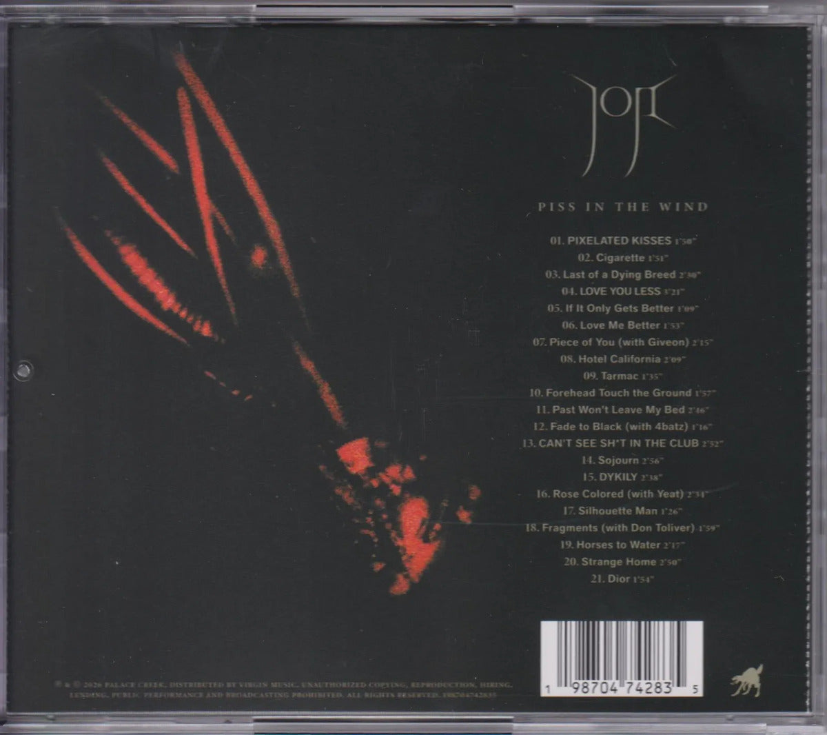 Joji Piss In The Wind Disco Cd Álbum Cd