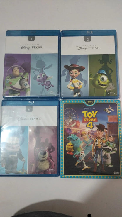 Toy Story 1 2 3 4 Disney Pixar Paquete Peliculas Blu-ray