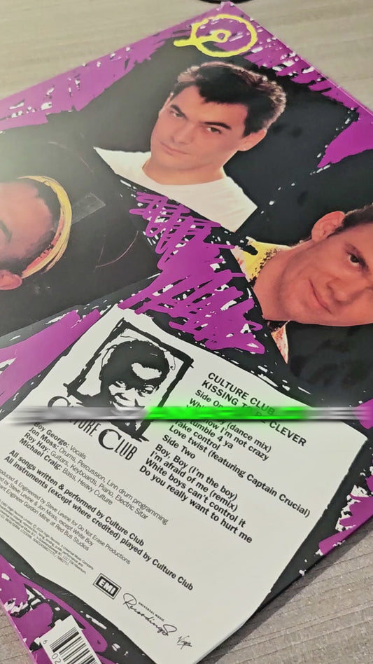 Culture Club Kissing To Be Clever Amarillo Yellow Lp Vinyl
