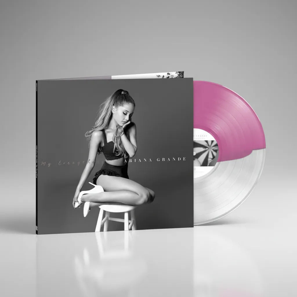 Ariana Grande My Everything Lp Vinyl Colorued Half Clear Purple