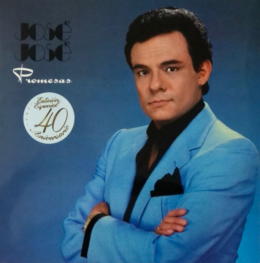 Jose Jose Promesas 40 Aniversario Lp Blue Vinyl