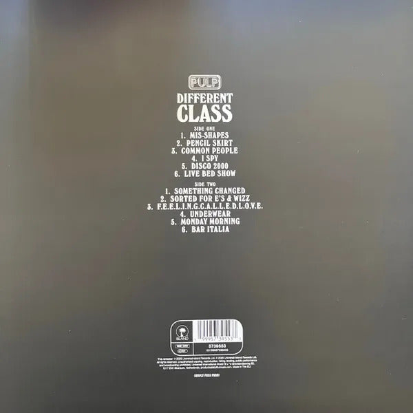 Pulp Different Class Lp Vinyl
