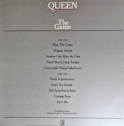 Queen The Game Half Speed Mastered 180 Gr Lp Vinyl