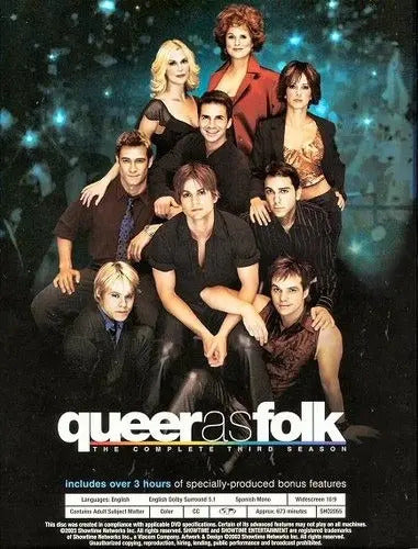 Queer As Folk Tercera Temporada 3 Tres Serie Importada Dvd