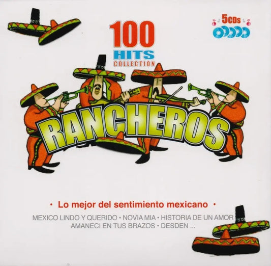 Rancheros 100 Hits Collection 5 Discos Cd