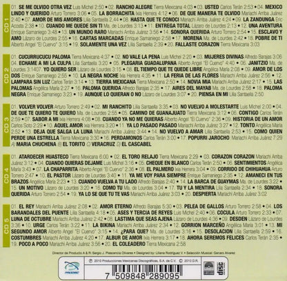 Rancheros 100 Hits Collection 5 Discos Cd