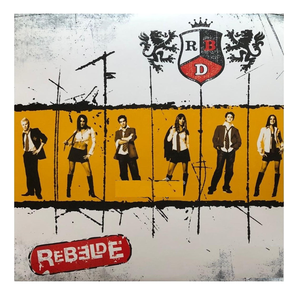 Rbd Rebelde White Blanco Lp Vinyl