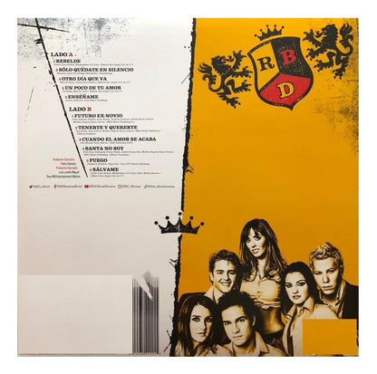 Rbd Rebelde White Blanco Lp Vinyl