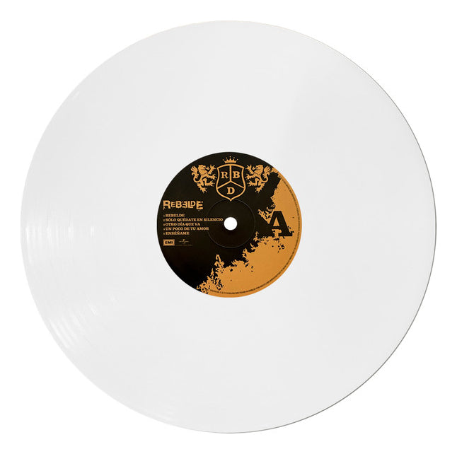 Rbd Rebelde White Blanco Lp Vinyl