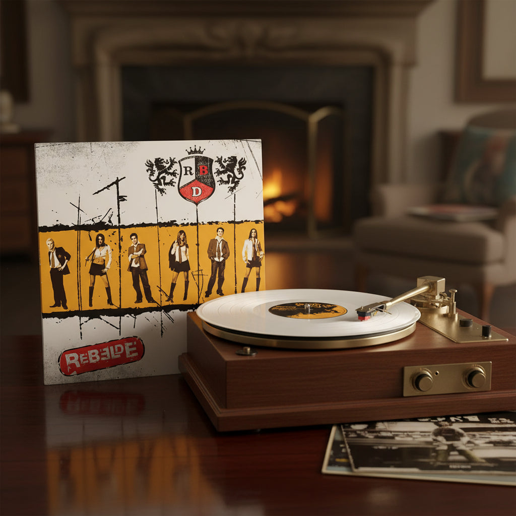 Rbd Rebelde White Blanco Lp Vinyl