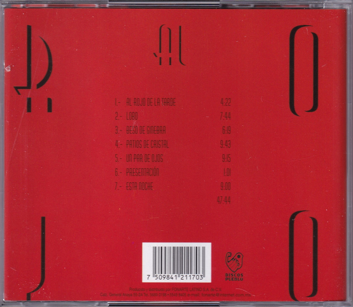 Real De Catorce Al Rojo Disco Cd Estándar