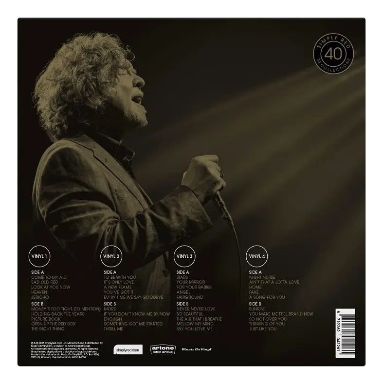 Simply Red Recollections 4 Lp Vinyl