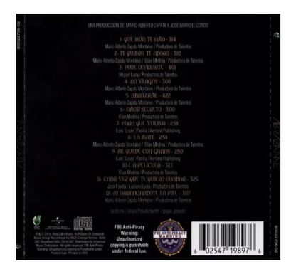 Pesado Abrazame Disco Cd