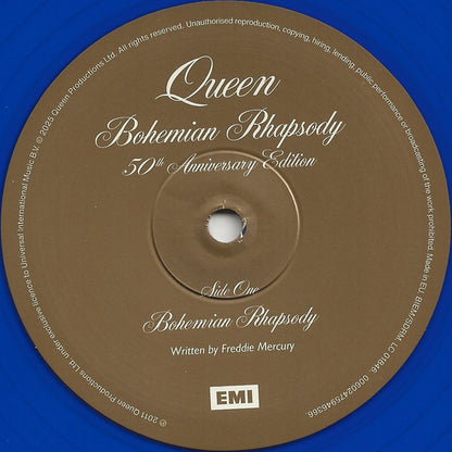 Queen Bohemian Rhapsody I'm In Love With My Car Lp Vinyl 50th Aniversario