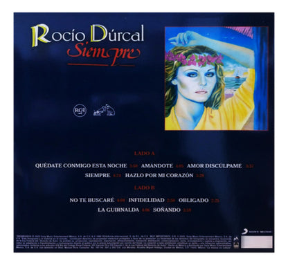 Rocio Durcal Siempre Azul Blue Lp Vinyl Edición Limitada