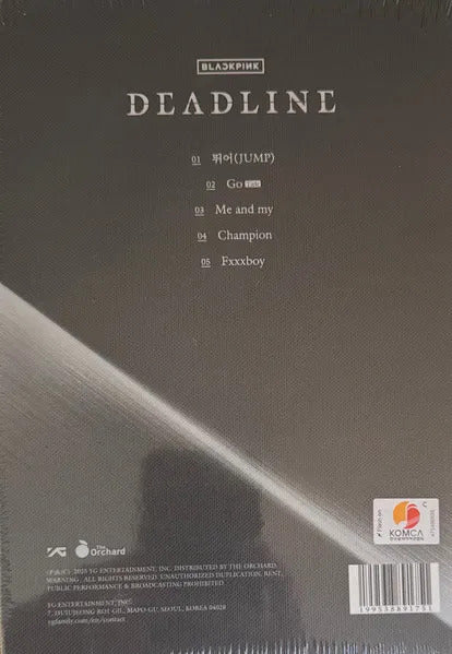 Blackpink 3rd Mini Album Deadline Original Versión Rose