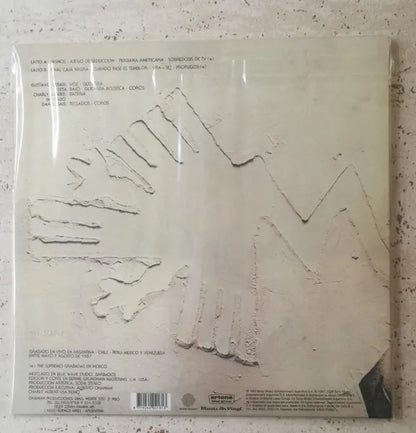 Soda Stereo Ruido Blanco En Vivo Crystal Clear Lp Vinyl