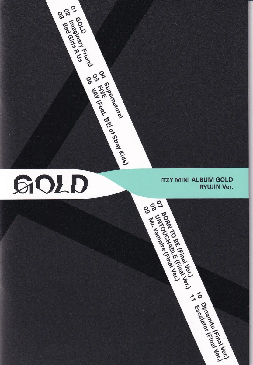 Itzy Gold Album Digipack Original Kpop Ryujin