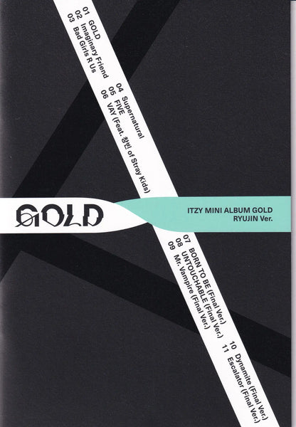 Itzy Gold Album Digipack Original Kpop Ryujin