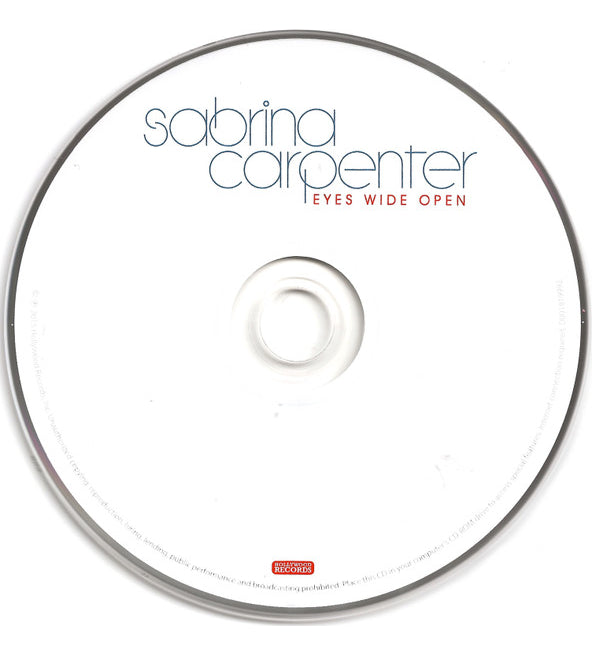 Sabrina Carpenter Eyes Wide Open Cd