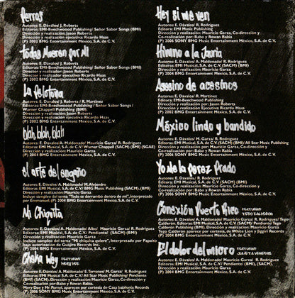 Cartel De Santa - Greatest Hits - Disco Cd (14 Canciones)