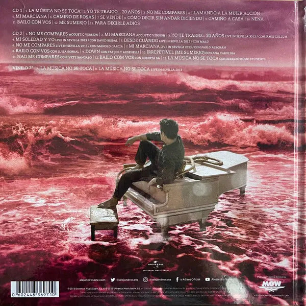 Alejandro Sanz La Musica No Se Toca 2 Cd + Vinyl