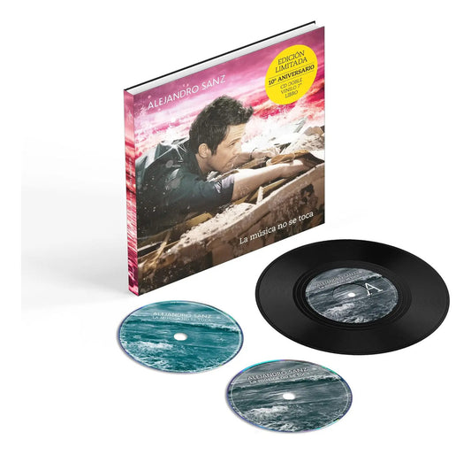 Alejandro Sanz La Musica No Se Toca 2 Cd + Vinyl