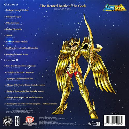 Saint Seiya Knights Of The Zodiac Vol. 4 Soundtrack Lp Vinyl