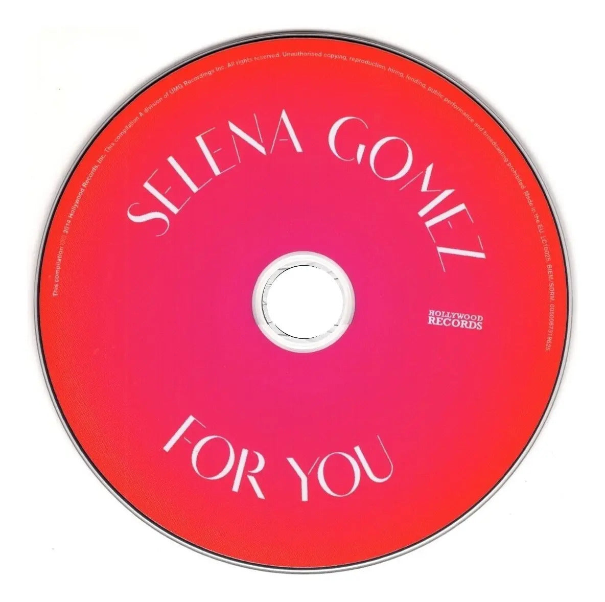 Selena Gomez For You Disco Cd (15 Canciones)