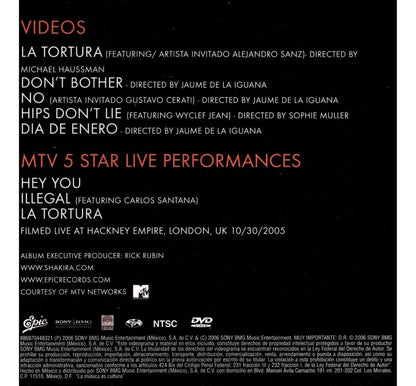 Shakira 8 Ocho Videos Musicales Dvd