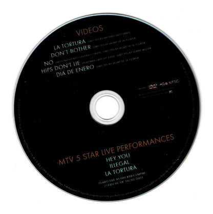 Shakira 8 Ocho Videos Musicales Dvd