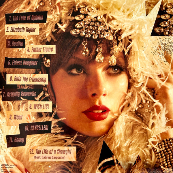 Taylor Swift The Life Of A Showgirl Limited Lp Vinyl