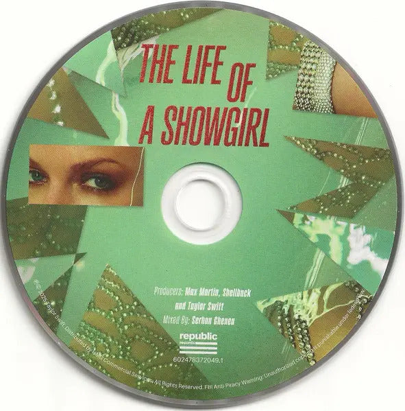 Taylor Swift The Life Of A Showgirl Deluxe Cd