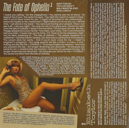 Taylor Swift The Life Of A Showgirl Deluxe Cd