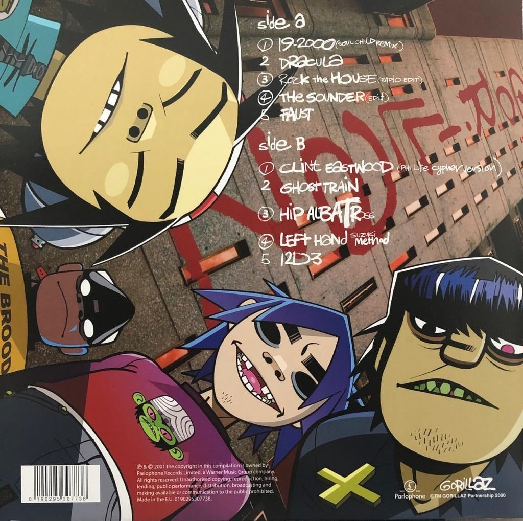 Gorillaz G Sides Lp Acetato Vinyl