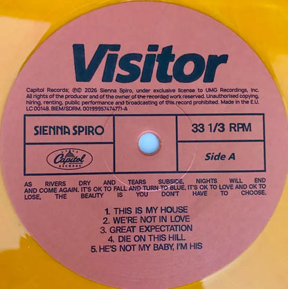 Sienna Spiro Visitor Lp Vinyl