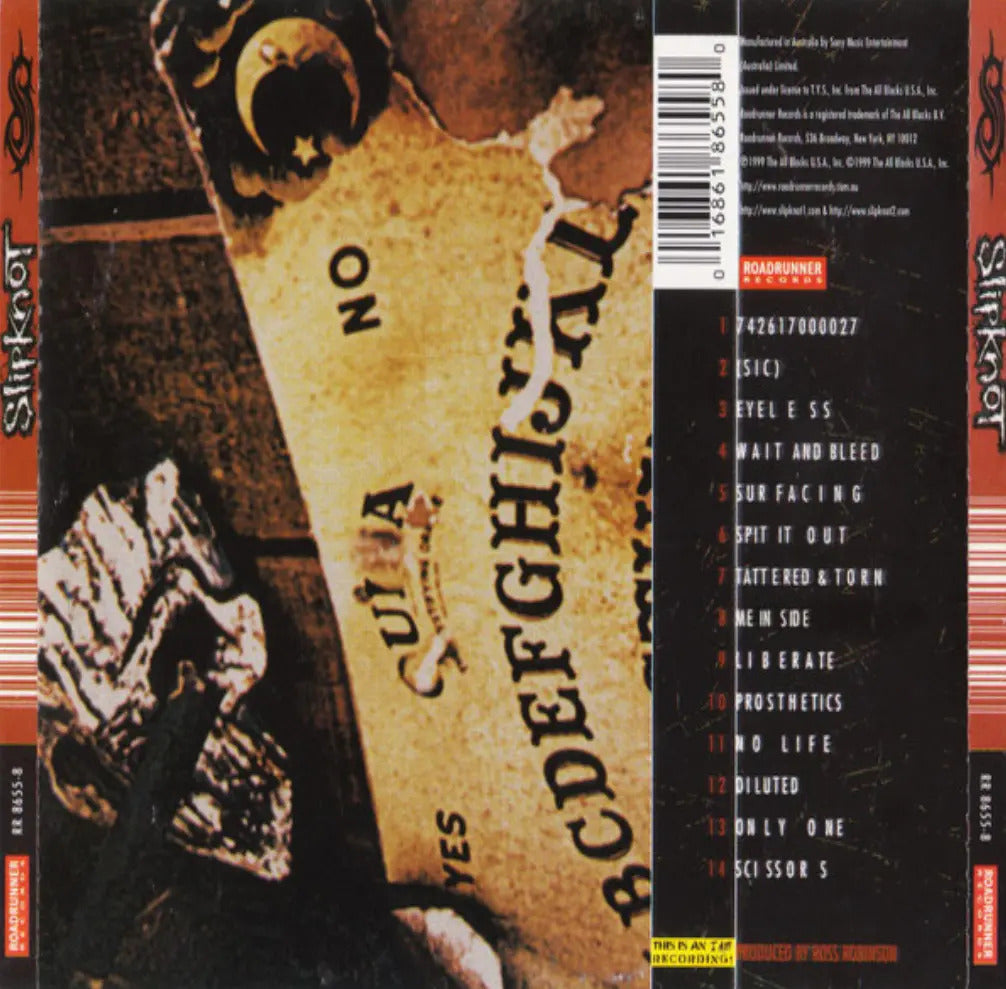 Slipknot Homonimo Disco Cd (14 Canciones)