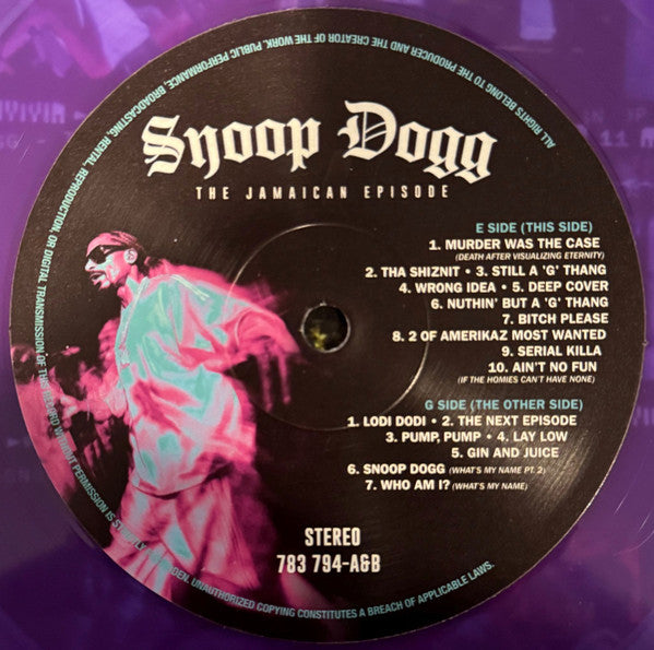 Snoop Dogg The Jamaican Episode Lp Vinyl