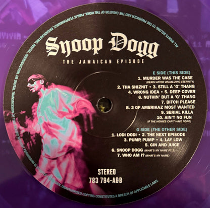 Snoop Dogg The Jamaican Episode Lp Vinyl