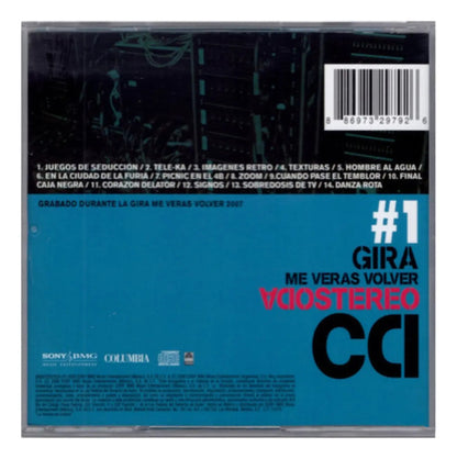 Soda Stereo Gira Me Veras Volver Volumen 1 Disco Cd
